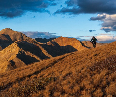 For Nate Hills, the swathe of mountainous terrain between Breckenridge and Montezuma, Colorado represents a welcome escape from the crowds at lower elevations. Here, Hills soaks up the warm afternoon light on a rugged ribbon of the Continental Divide Trail high above Montezuma. SONY, 1/1000 sec, f/6.3, ISO 800