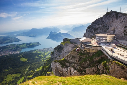 The view from Mt Pilatus