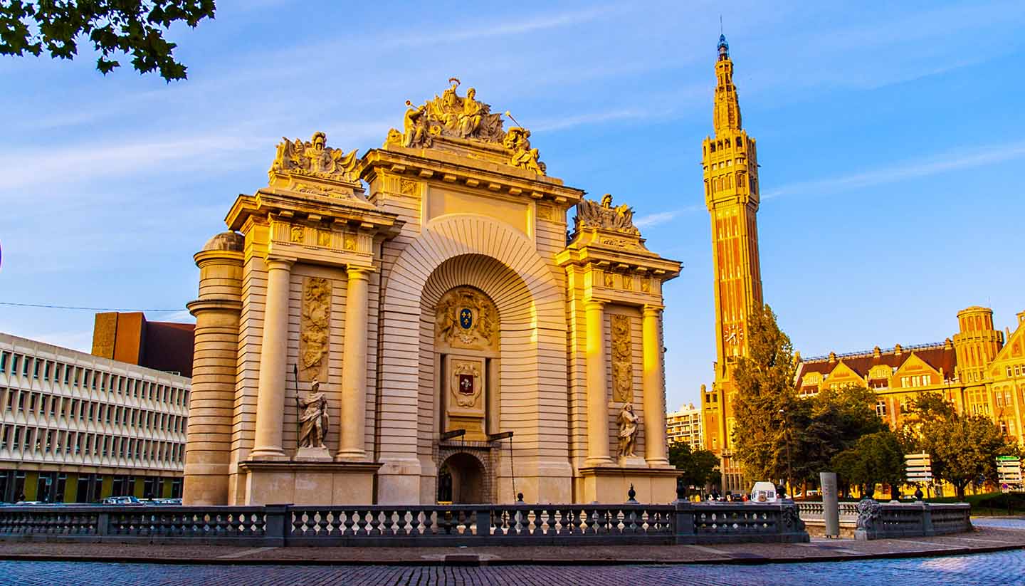 Lille - Lille City Landmark Building, France