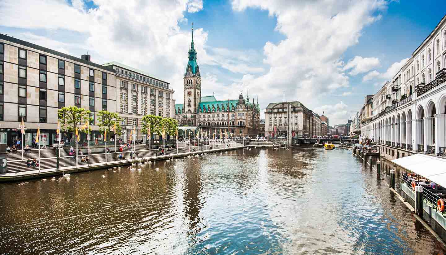 Hamburg - Hamburg City Center, Germany.