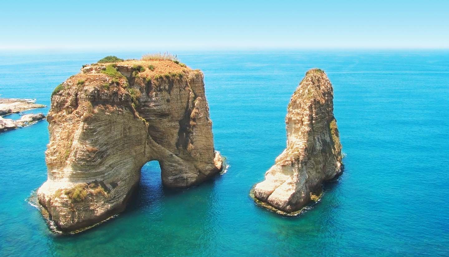 Beirut - Pigeon Rocks, Beirut, Lebanon