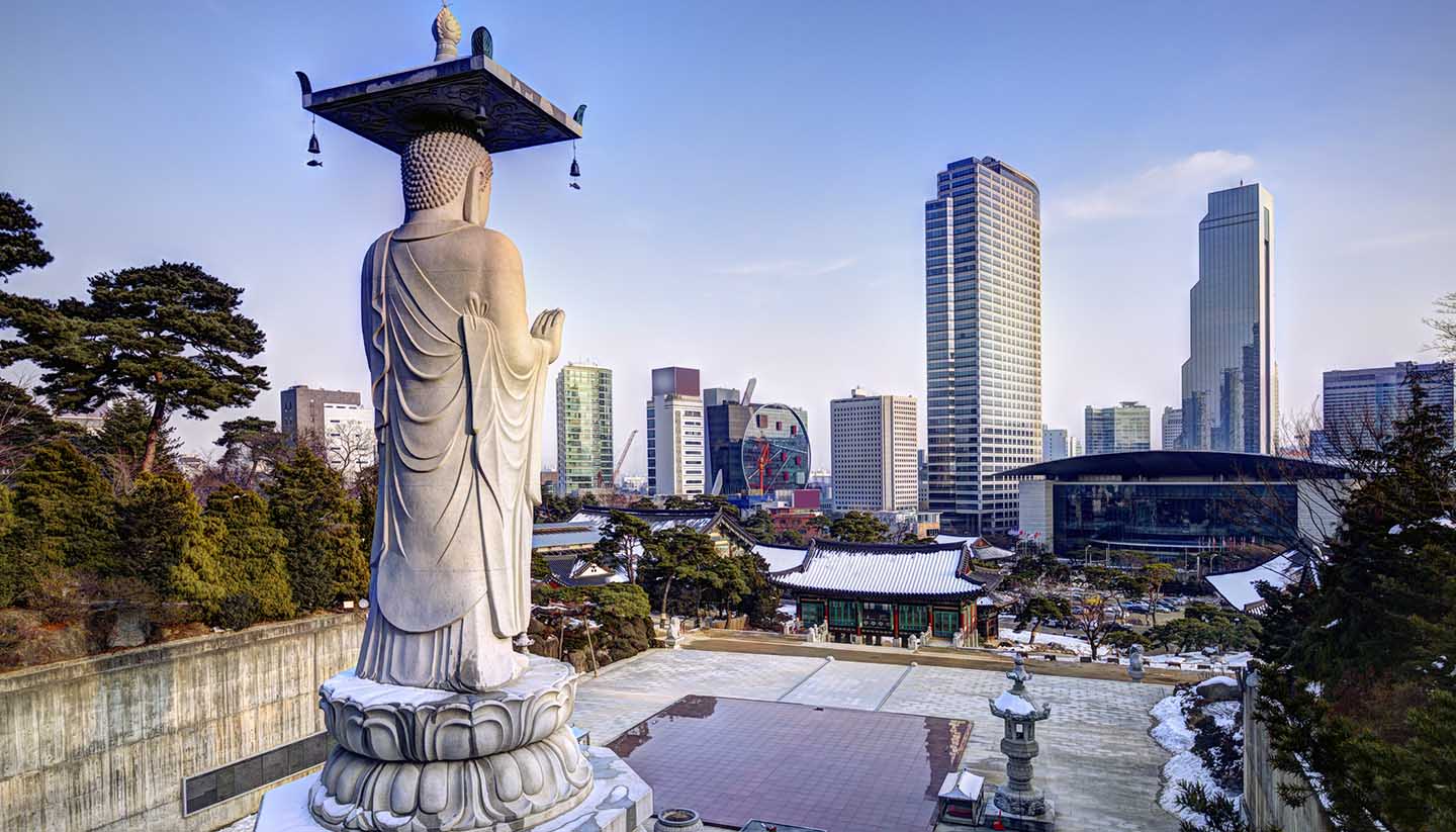 South Korea - Seoul's skyline, South Korea