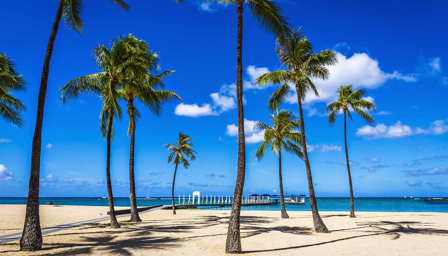 Honolulu - Fort DeRussy Beach Park, Hawaii, USA