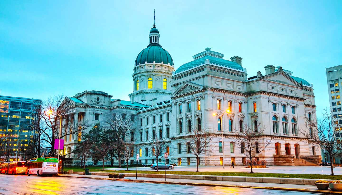 Indiana - State Capitol Building Indiana, USA