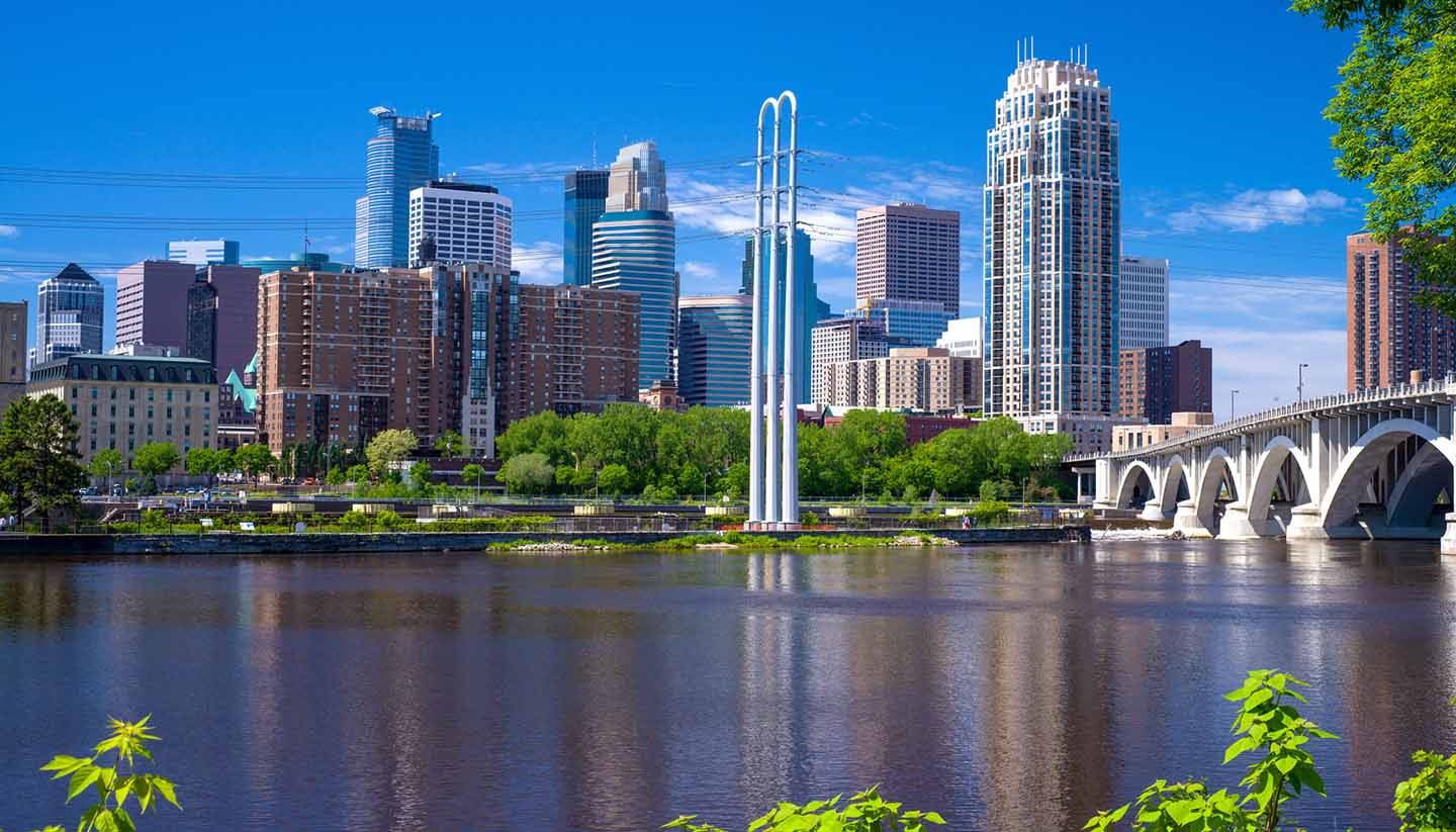 Minnesota - Minneapolis Skyline, USA